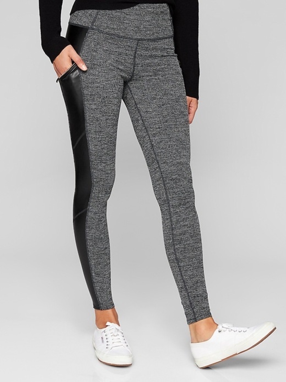 Athleta Herringbone Luxe Metro Drifter Leggings Sz XSP